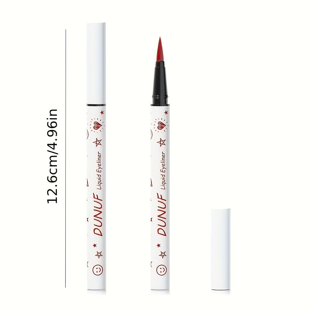 12 Colors Liquid Eyeliner Pen Long Lasting Waterproof White Black Green Blue Yellow Purple Eyeliner Pen