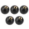 5Pcs Black Round Ball Engineering Plastic Lever Knob M10*35 Machine Tool Replacement