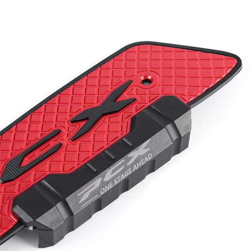 Modified Skid Proof Footrest For 2025 Honda PCX160 PCX125 Motorcycle Aluminum Alloy Footpads Pedal Red