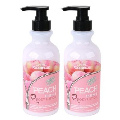 (2ea) FoodaHolic Peach Essence Body Lotion 500ml_631373