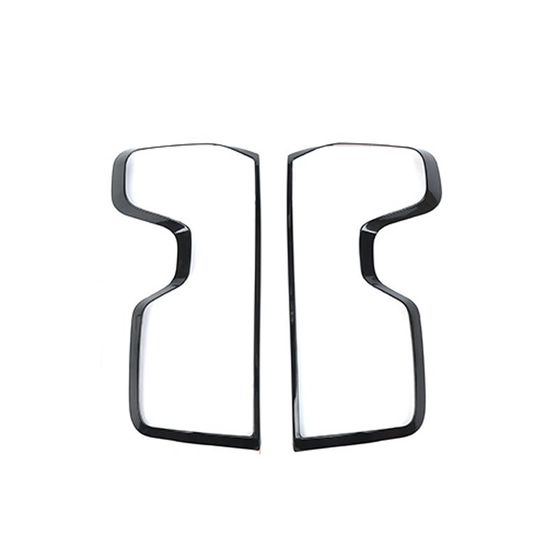 TTOPLINK ABS Exterior Rear Tail Light Cover Decoration Cover Accessories For Chevy Silverado 2019 Up Car Accessories чёрный