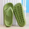 Fashion Fashion Eva Platform Flip Flops for Women 2025 Summer Non Slip Beach Slides Sandals Woman Light Soft Sole Bathroom Home Slippers