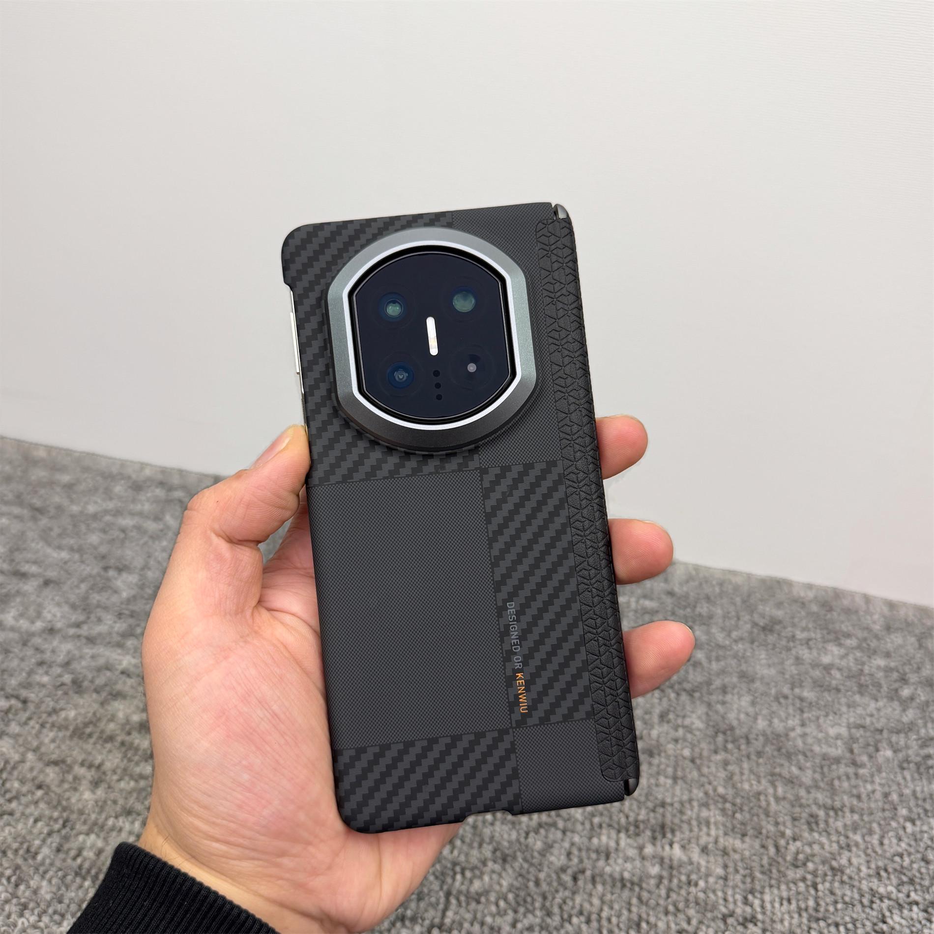 

Защитный чехол Huawei MateX7 с кевларовым узором, ультратонкий, с магнитной адсорбцией, коллекционное издание, противоударный Huawei Mate X7/Collector s Edition