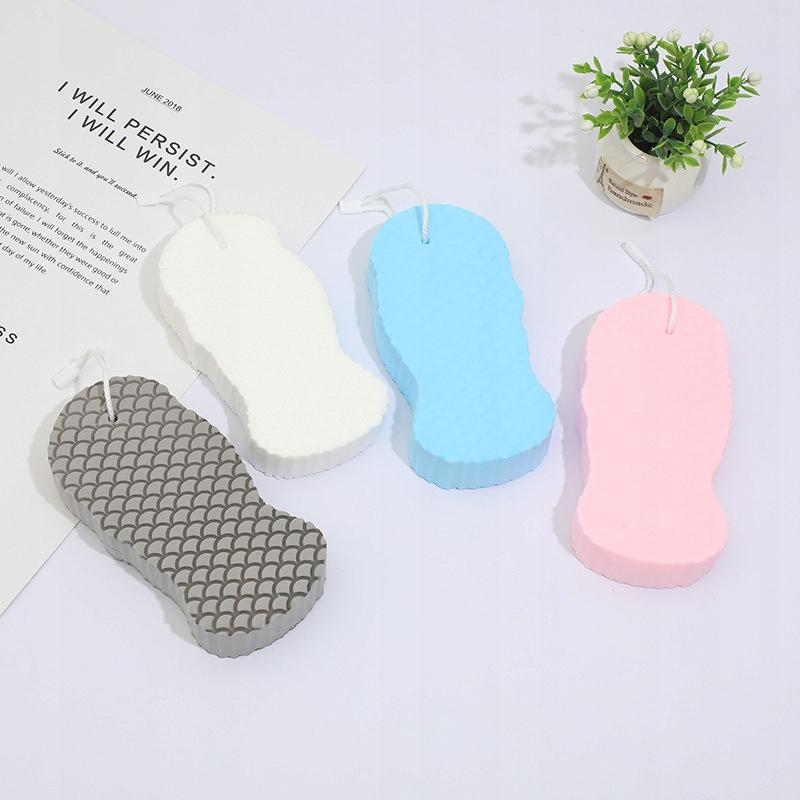Set Of Sponge For Washing, Bath, Peeling, Exfoliating, Fish Scale, 4 Pieces