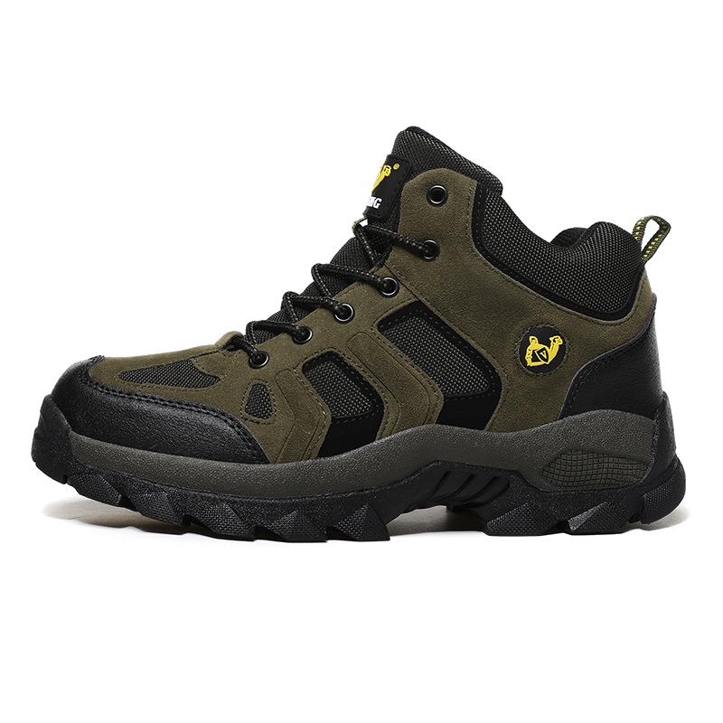 39-48 Uomo Taglie Forti Scarpe alla Moda High Top per Escursionismo e Alpinismo all'Aperto con Imbottitura in Cotone Peluche Scarponi da Neve