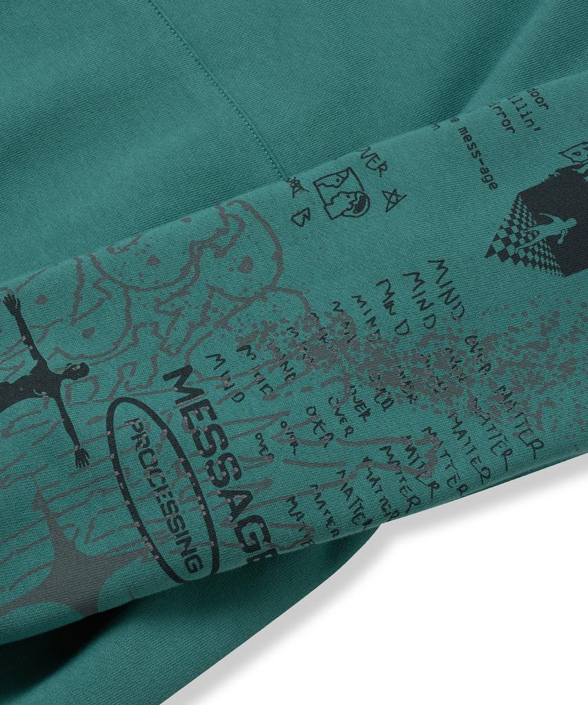 Brown Bless Mind Over Matter Hoodie - Green