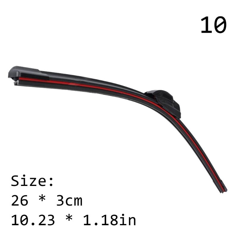Windscreen Front Wiper Blades Car Windshield Wipers Replacement Parts Mute Wipers Universal Automotive Accessories