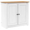 vidaXL PANAMA Aquarium Stand White and Brown 81 X 36 X 73 Cm