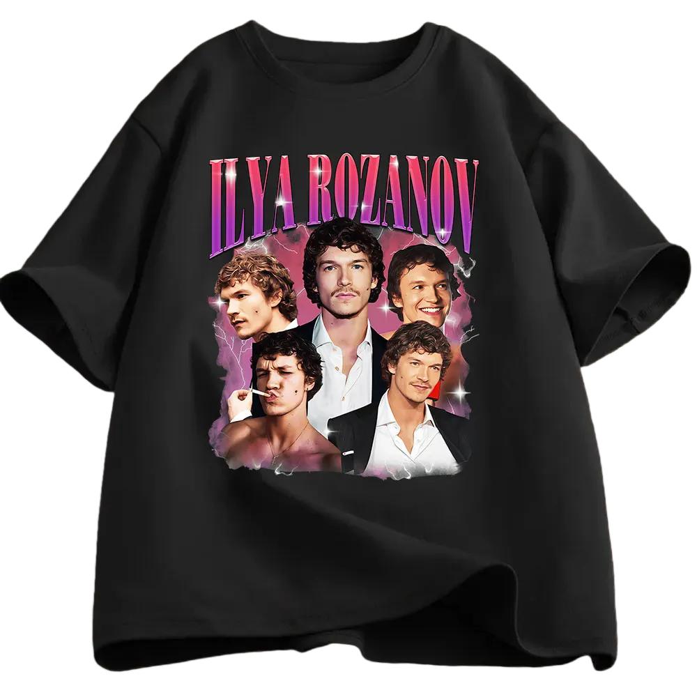 TV Heated Rivalry Ilya Rozanov Graphic Tshirts 2026 Summer New Cotton Mens Womens Clothing Luxury Fashion Street Wear Y2K