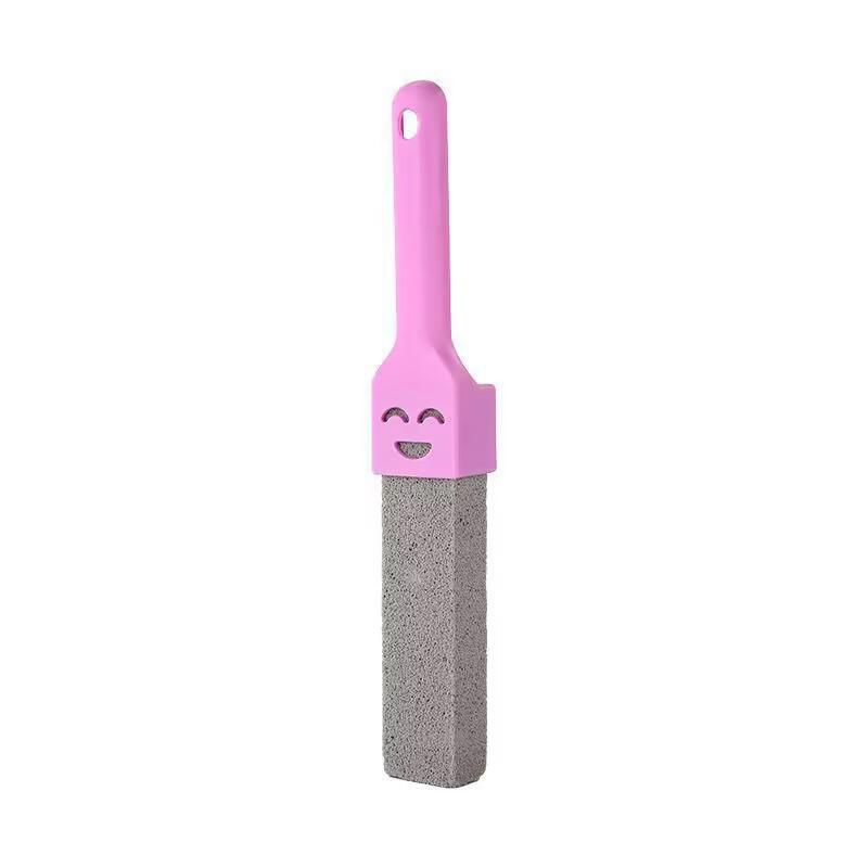 

Multi Functional Toilet Cleaning Brush with Pumice Strong Remover for Bathroom Home Use for Hard Water Stains фиолетовый