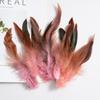 Colorful Rooster Feather Soft Fluffy Plumes Handmade Cock Feather  For Costume Decoration