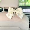 Clip On Seat Back Hanger Bowknot Design Car Organizer Vehicle Decor Backseat Hook  Car Interior
