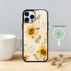 Sunflower Blossoms Phone Case For iPhone 17,16,15,14,13,12,Plus,Pro,Max For Magnetic Wireless Charge
