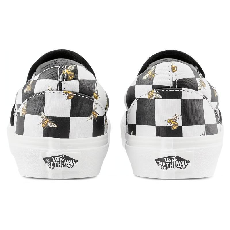 Vans Classic Slip On Bee Check 'Black White' Vans VN0A33TB9EH