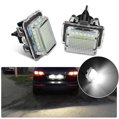 2PCS Car LED License Number Plate Light Bulbs Lamps Car Accessories 12V For Mercedes Benz W204 W213 W205 W211 W212 W176