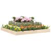 Plant Pot 110x110x27 Cm Solid Pine Wood