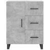 Sideboard Concrete Grey 69.5 x 34 x 90 cm Particleboard