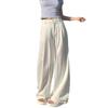 White Large Size Wide Leg Jeans Female Summer High Waist Skinny Loose Drapey Dragging Pants Retro High Waist Street Style Baggy Long Jeans for Ladies