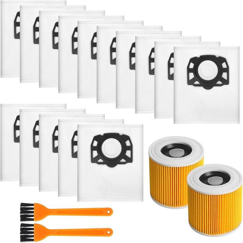 KFI 357 Replacement Bags For Karcher WD2 Plus/WD3/WD3 Battery/SE 4001/SE 4002/Dry Vacuum Cleaner 2.863-314.0