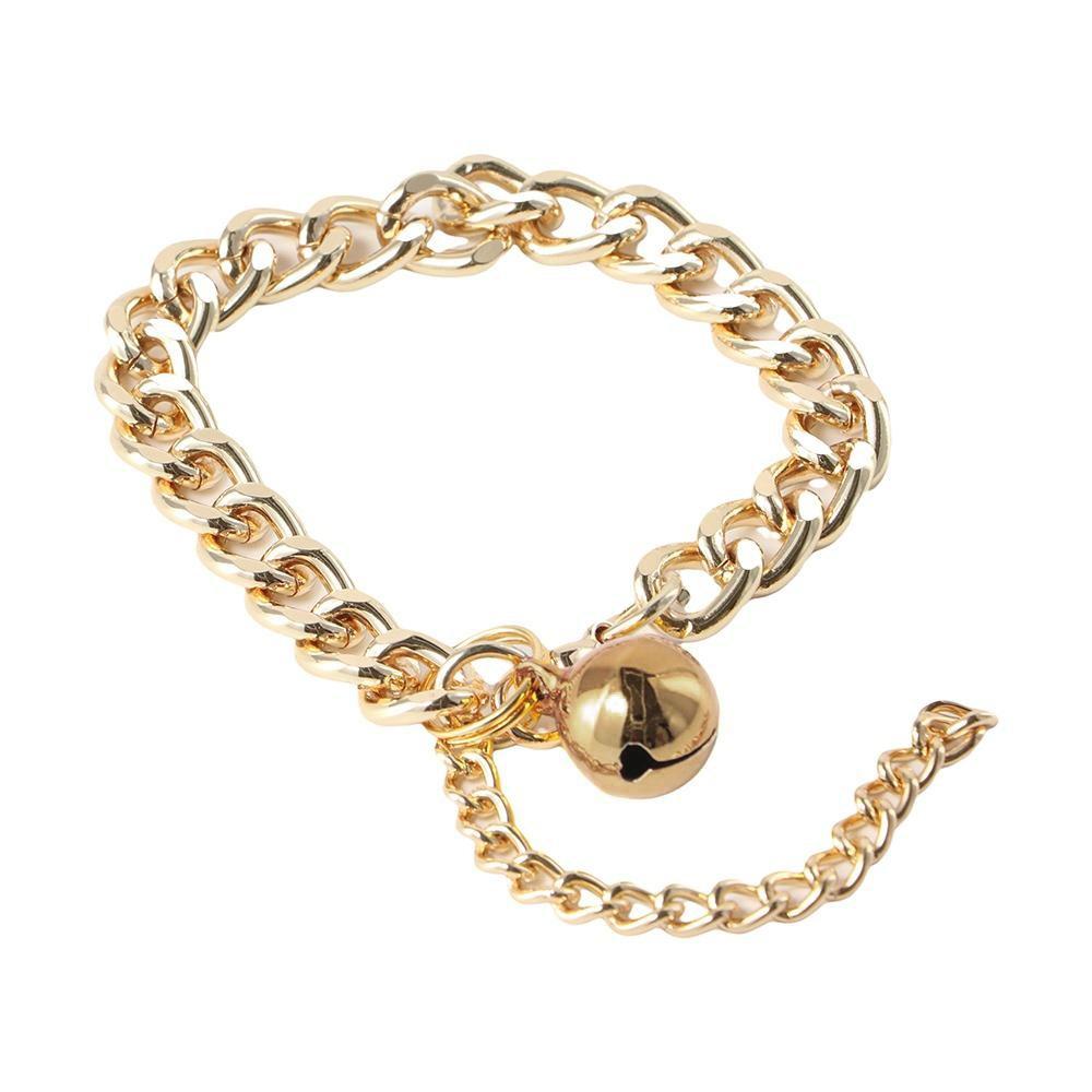 Cat Accessory for French Bulldog Puppy Small Dog Pet Chain Dog Necklace Cat Collar Dog Gold Chain