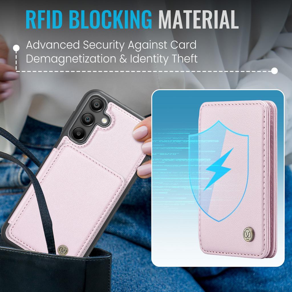 Suitable for Samsung A16 two-in-one magnetic card holder leather case, Samsung S24FE card slot coin pocket anti-drop protective case, full coverage