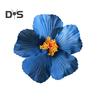 Women Hair Clip Vibrant Color Imitation Flower Decor Beach Vacation Hair Pin Party Wear Hair Accessory