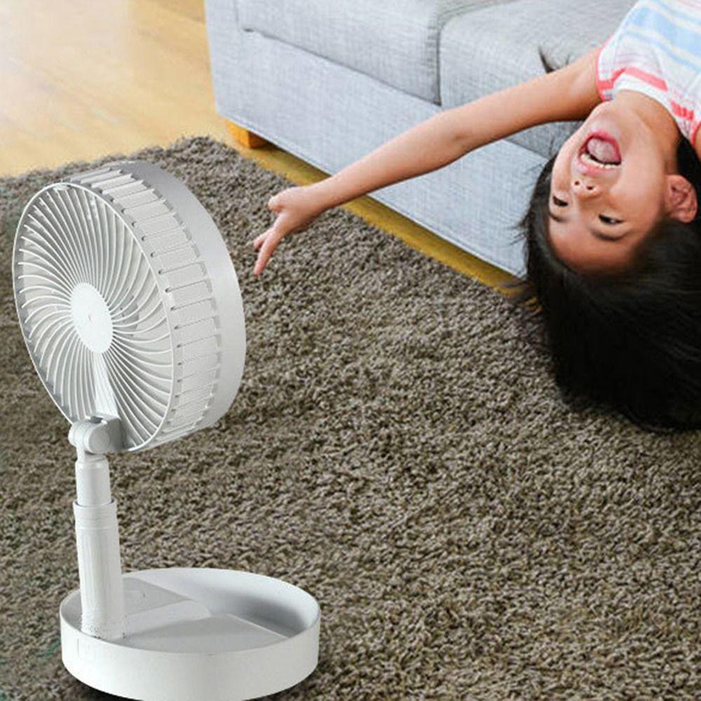 24H Long Battery Life Telescopic Electric Fan Air Conditioner Cooling Fan  For Office Bedroom