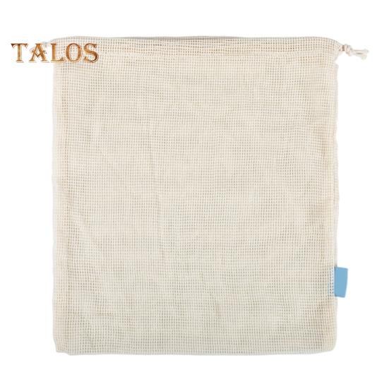 3Pcs Eco-Friendly Reusable Bags Mesh Breathable Strong Load-bearing Snacks Toys Organizer Multipurpose Grocery Shopping Bags