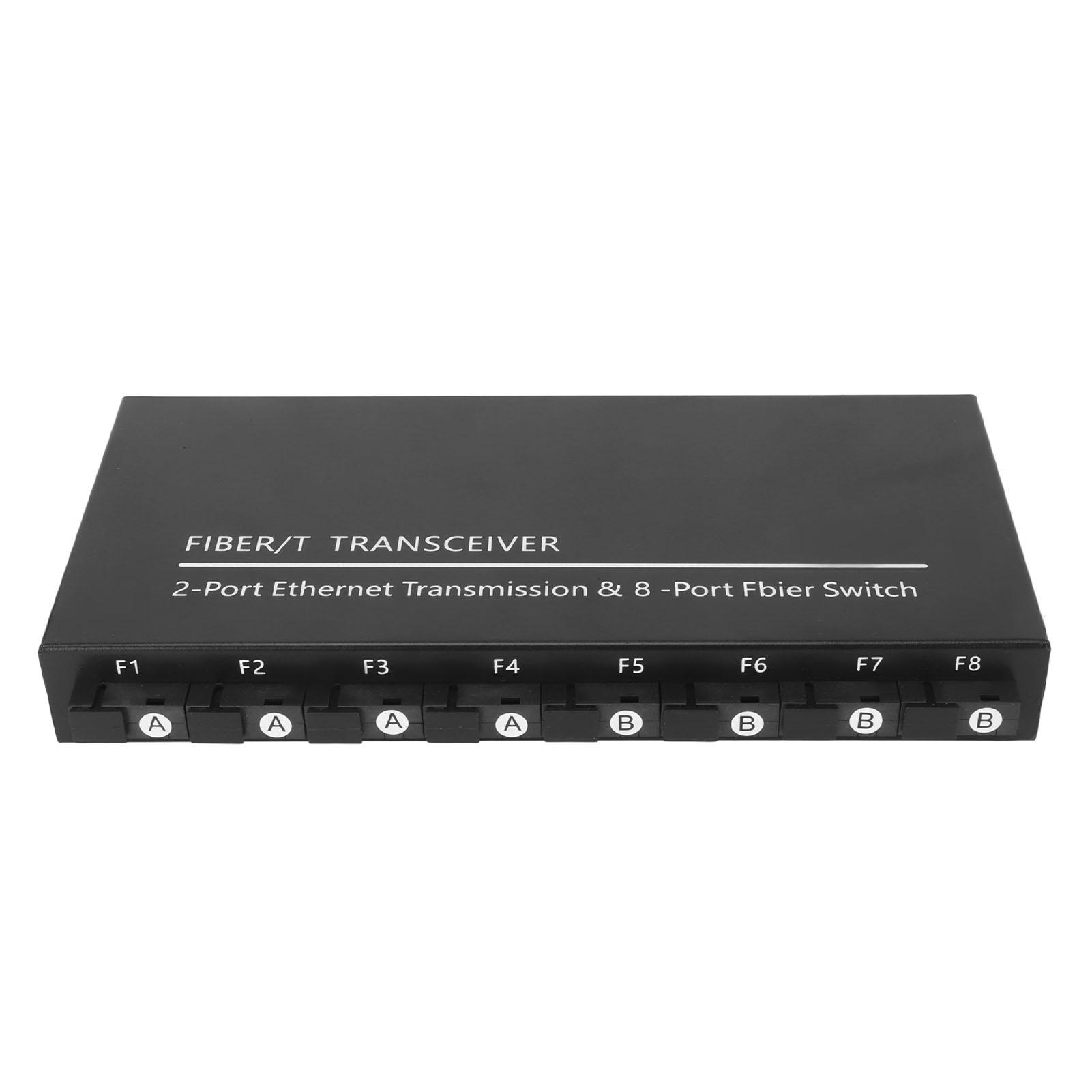 

Гігабітний Ethernet-комутатор 10 портів 20KMSC Tx1310nm Rx1550nm LED-індикатор Медіаконвертер для EU Plug