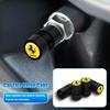 4Pc Metal Car Tire Valve Cover Wheel Stem Dustproof Air Cap Case For F-Ferrari Roma Spider SF90 Superfast Competizione LaFerrari JG2