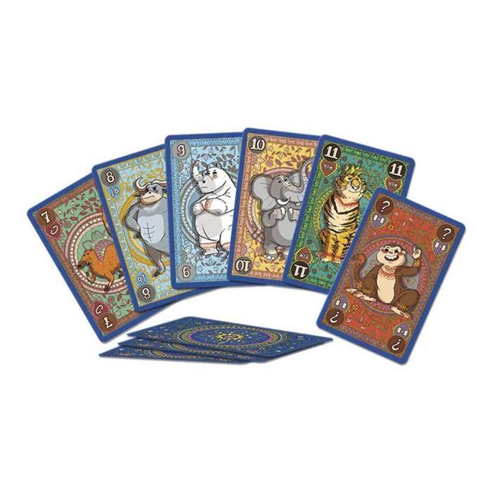Jeu de Cartes - HeidelBar Games - Le Monkey Glouton - 72 Cartes Animal - 8+ Ans - 15 Min