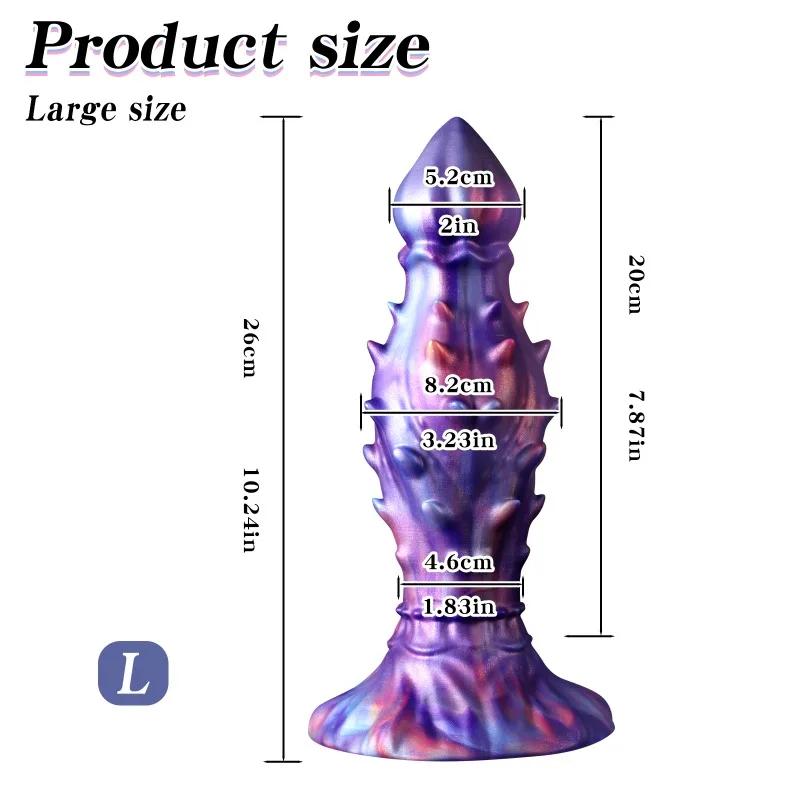 Thorny Anal Dildo   Anal Plug Sex Toys 18+ Huge Butt Plug Analplug Monster Dildo G-spot Stimulator Prostate Massage Fake Dildo