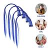 One-Piece Hair Clip Dark Blue Hair Accessories Gifts for Children 10Pcs 50x3.5cm