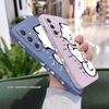English White Cat Case For Samsung A56 A17 A16 A07 A06 A54 A36 A34 A24 A14 A15 A25 A35 A55 A73 A53 A33 A23 A13 A72 A52 A32 5G