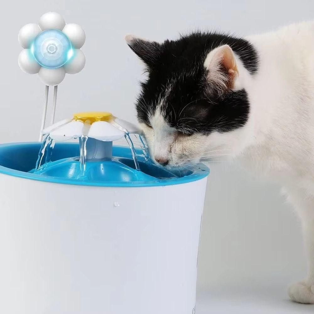 Energy Saving Cat Fountain  Motion Sensor Quiet Water Dispenser Control Switch  Living Room