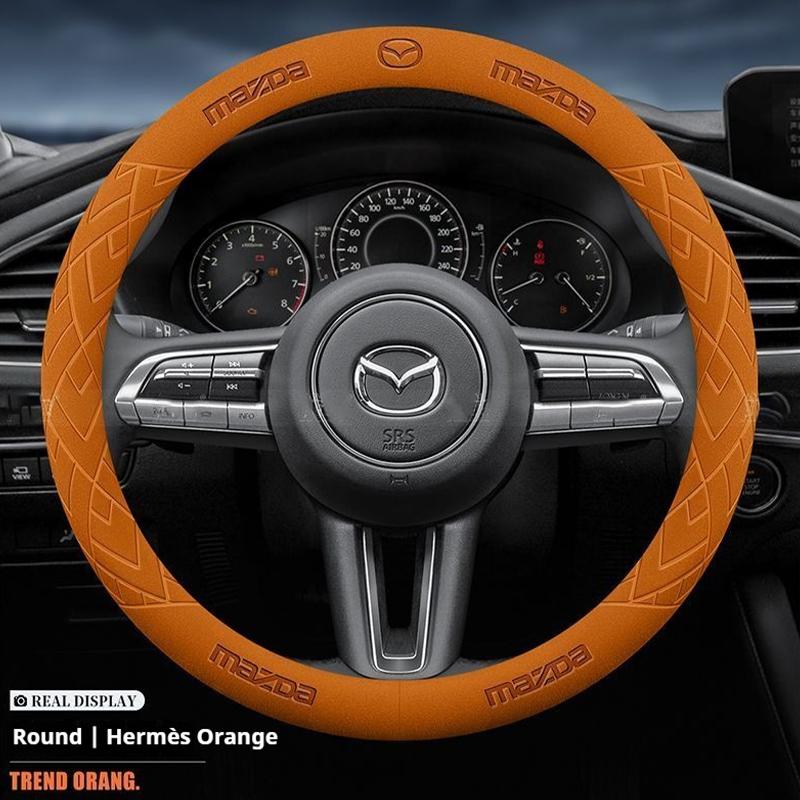 Wildleder Auto Lenkradbezug für Mazda 3 5 Axela CX5 CX8 CX9 MX5 RX8 RX7 BT50 CX50 CX4 CX30 EV Atenza Mazda 6 Auto Zubehör