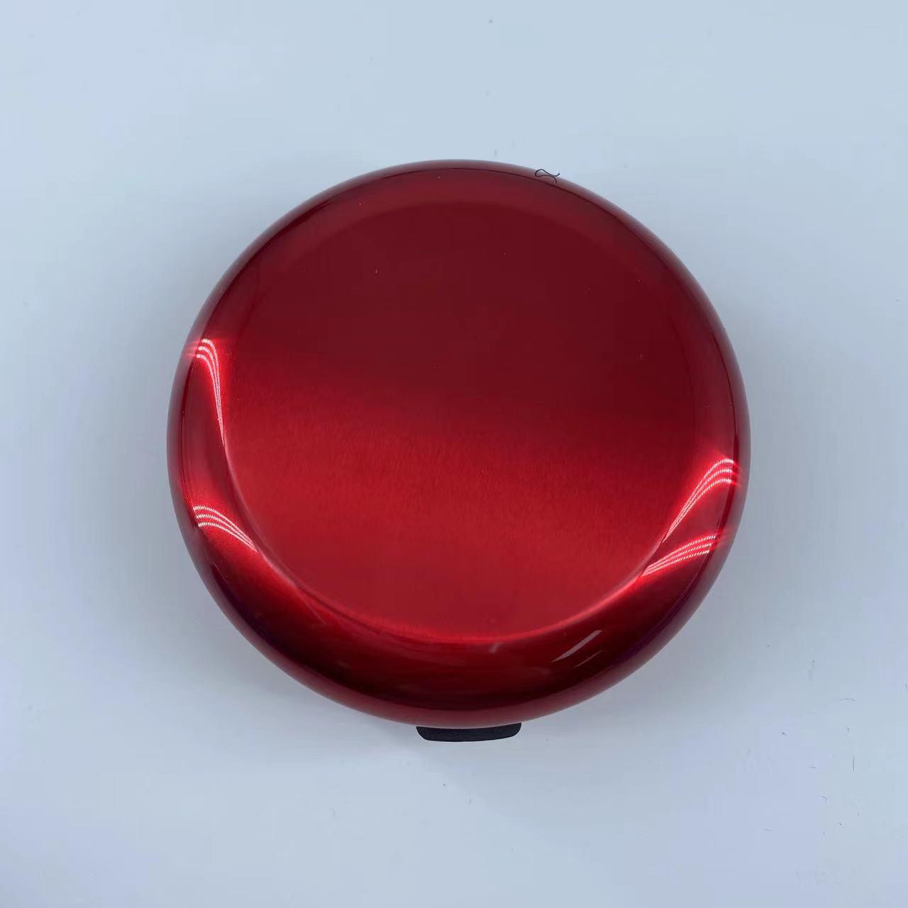 Best-Selling Japanese Aluminum Coin Organizer with Mirror Round красный