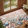 Beautiful Shells Beach Premium Non-Slip Rug Ultra Soft Washable Carpet Entryway Doormat for Bathroom Picnic Camping Photo Mat