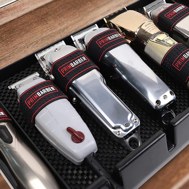 5 Pcs Non Slip Barber Hair Clipper Bands Grip Sleeves Hair Trimmer Holder Tools