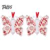Acrylic Holiday Hanging Decor Butterfly Cash Gift Ornament, Christmas Money Holder with Tree Tags Festive Print, Pendant for Surprise Giving, Keepsake