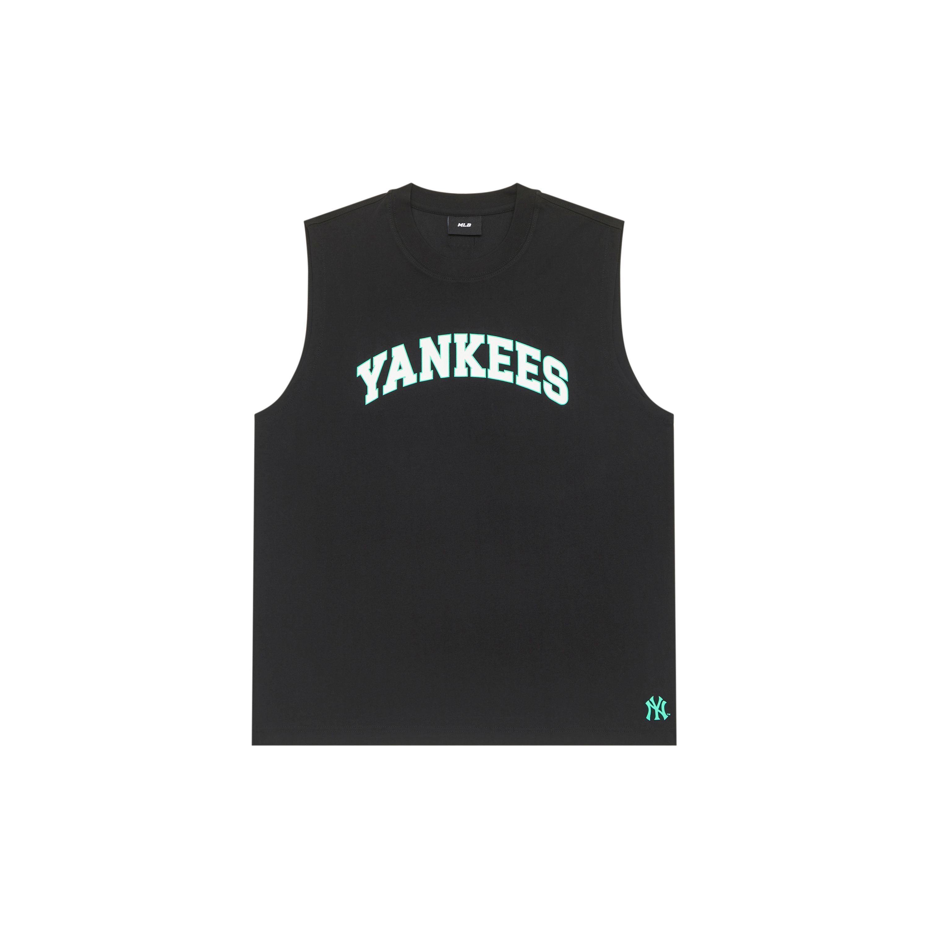 MLB New York Yankees SS24 Col Rond Imprimé Lettres Frais Léger Respirant Sans Manches Gilet Unisexe Gilets Noir 3ATKV0143-50BKS XXL black