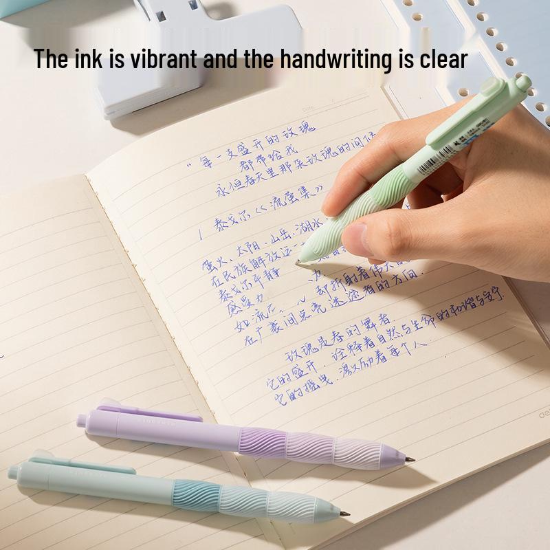 Deli 0.5mm Thermal Erasable Pen - Neutral, Stylish, Anti-Slip Grip for Students