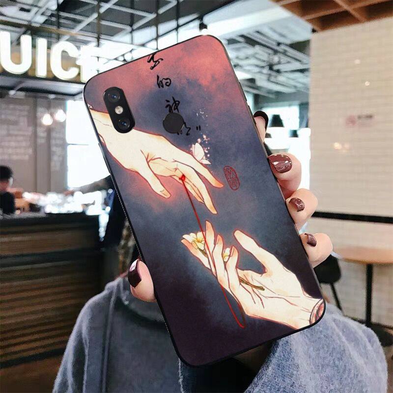YNDFCNB Aesthetic Chinese style Tian Guan Ci Fu Phone Case for Xiaomi mi 8 9 10 lite pro SE 5 6 X max2 3 mix2 F1