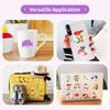 50PCS Mushroom Waterproof Stickers, Cute Decorative Decals for Laptop, Fridge & Notebook
