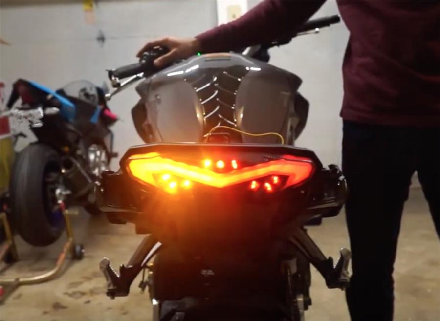 Integrated LED Tail Light For Yamaha MT09 Tracer FZ09 FJ09