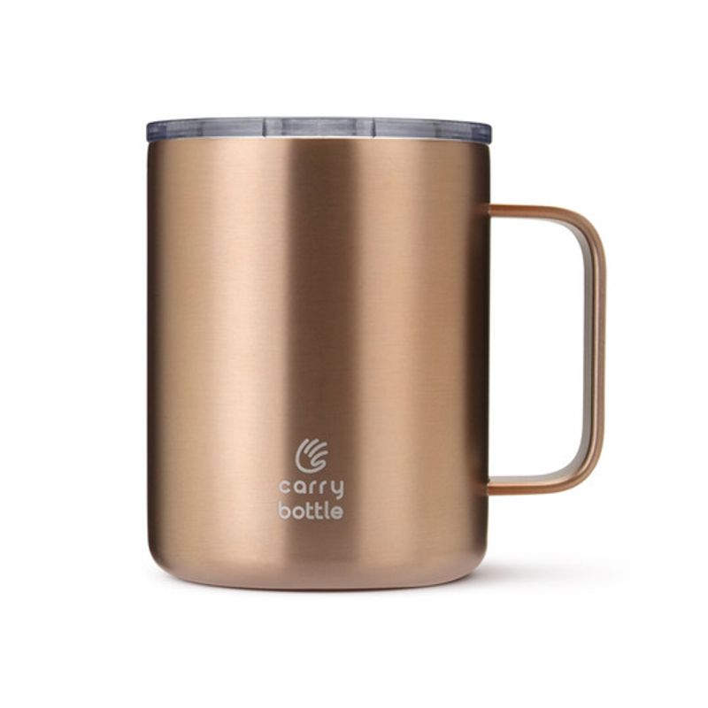 CARRY BOTTLE Standard 360ml Hrnek Izolovaná láhev Nerezový hrnek na kávu Termoska Kempingový hrnek