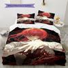 Set Copripiumino Trapuntato con Fantasia Cartone Animato Federa Decorazione per la Casa Regalo di Compleanno (1 * copripiumino + 2 * federa, senza nucleo)