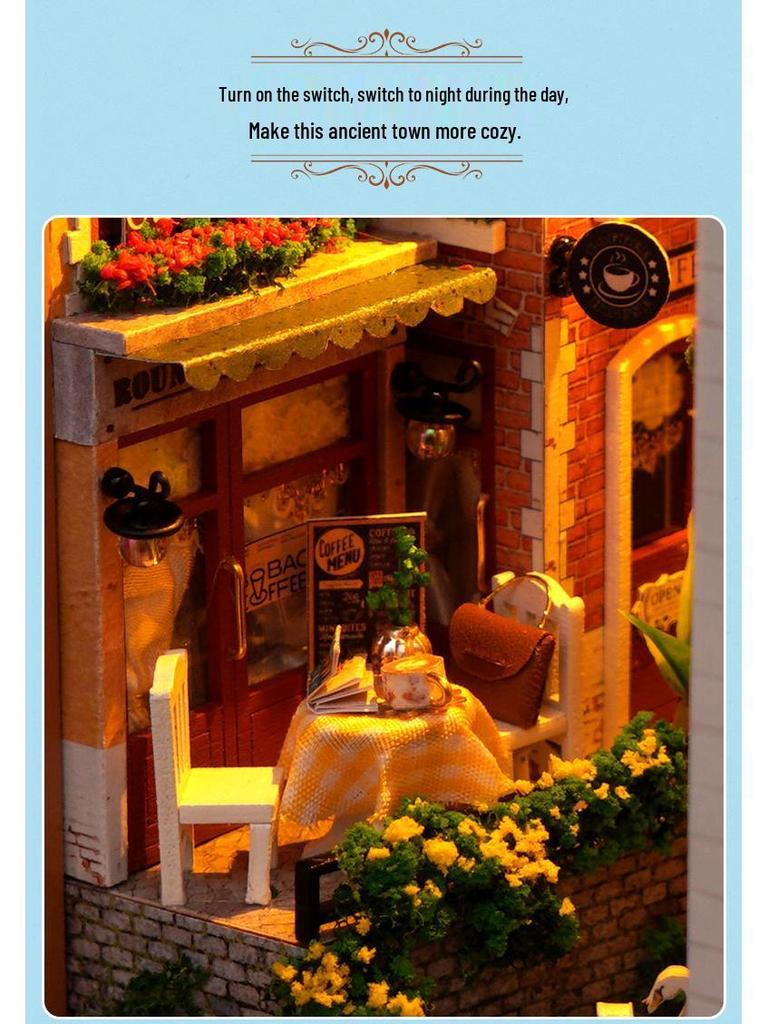 Tianyu 3D DIY Luminous Book Nook: Creative Handmade Model