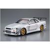 Aoshima Bunka Kyozai 1/24 Scale The Tuned Car Series No. 50 Nissan C-WEST BNR34 Skyline GT-R 2002 Plastic Model