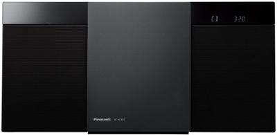 Panasonic Mini Komponent 2 Bånds Bluetooth Kompatibel med USB Hukommelsesoptagelsesfunktion Sort FM/AM SC-HC320-K